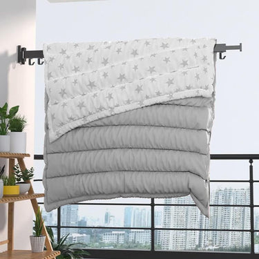 SnapDry Quick Fold Wall Mount Drying Rack With One-Touch Folding Design - Image 7