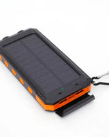Solar Charger Power Bank With Dual USB Ports LED Flashlight And IP44 Waterproofing - Image 4