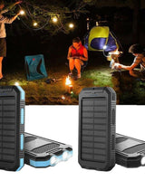 Solar Charger Power Bank With Dual USB Ports LED Flashlight And IP44 Waterproofing - Image 9