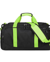 Sporty Travel Duffel Bag With Top Handles And Shoulder Strap With Or Accents - Image 3