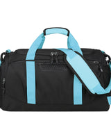 Sporty Travel Duffel Bag With Top Handles And Shoulder Strap With Or Accents - Image 4