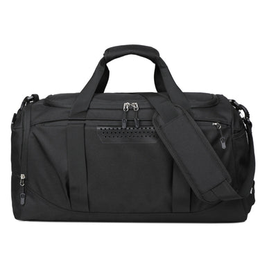 Sporty Travel Duffel Bag With Top Handles And Shoulder Strap With Or Accents - Image 9