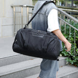 Sporty Travel Duffel Bag With Top Handles And Shoulder Strap With Or Accents - Image 7