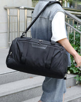 Sporty Travel Duffel Bag With Top Handles And Shoulder Strap With Or Accents - Image 7