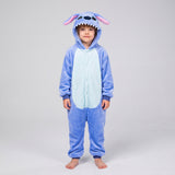 Stitch Onesie Pajama with Comfortable Fitted Hood and Floppy Ears - hero