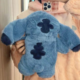 Stitch Plush Hot Water Bottle With Removable Rubber Insert Soft & Cozy Warmer - Image 4