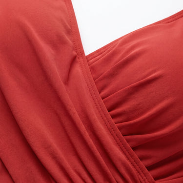 Swimsuit Flattering One-Piece V-Neck - detail