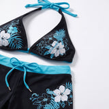 Swimsuit Set Adjustable Two-Piece Halter Bikini - detail