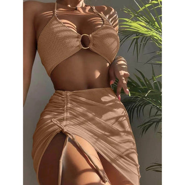 Swimwear Adjustable Bikini Set Ring-Detail - Image 4