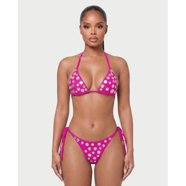 Triangle Bikini Set Adjustable Two Piece Tie-Side - Image 2