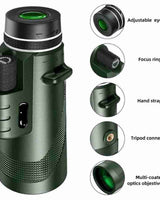 Ultra Zoom Monocular 600x HD Lens Compact For Hiking And Birdwatching - Image 6