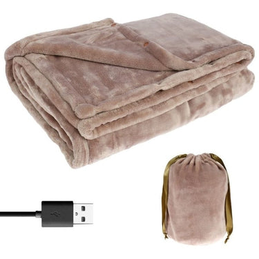 Usb Heated Blanket Portable Fleece Throw - Image 4