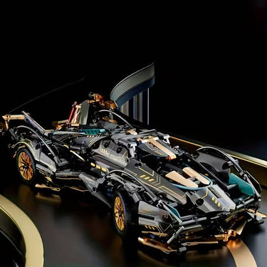 V12 Model Car Building Block Set With Working Steering And Suspension - Image 3