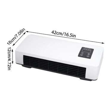 Wall Mounted Heater 2-In-1 Heated Clothes Airer And Room Heater With Remote Drying & Cooling - Image 13