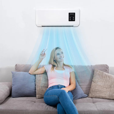 Wall Mounted Heater 2-In-1 Heated Clothes Airer And Room Heater With Remote Drying & Cooling - Image 3