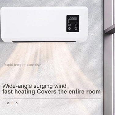 Wall Mounted Heater 2-In-1 Heated Clothes Airer And Room Heater With Remote Drying & Cooling - Image 5