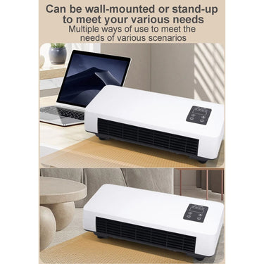 Wall Mounted Heater 2-In-1 Heated Clothes Airer And Room Heater With Remote Drying & Cooling - Image 9