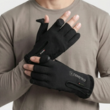 Water-Resistant Thermal Fishing Gloves With Touchscreen Fingertips And Zipped Wrist Closure For Warmth And Dexterity - Image 4