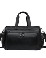 Weekender Travel Bag With Multiple Compartments And Detachable Shoulder Strap - Image 5