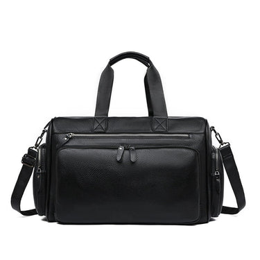 Weekender Travel Bag With Multiple Compartments And Detachable Shoulder Strap - Image 5