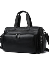 Weekender Travel Bag With Multiple Compartments And Detachable Shoulder Strap - Image 3