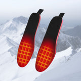 Wireless Heated Shoe Insoles With Remote Control And Arch Support Cushioned Red Foam Base - Image 6