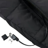 Women Heated Vest USB Rechargeable Electric Slim Fit Quilted High Stand Collar - Image 5
