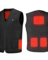 Women Heated Vest With Diamond Quilted Slim Fit And USB Rechargeable Design - Image 1