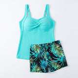 Women's Tankini Set Flattering Two Piece Twist-Front - studio