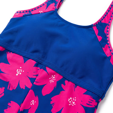 Women's Tankini Swimsuit Relaxed Set Floral-Print - detail