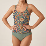 Women's Tankini Swimsuit Supportive Two-Piece Double-Strap - hero