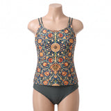 Women's Tankini Swimsuit Supportive Two-Piece Double-Strap - studio