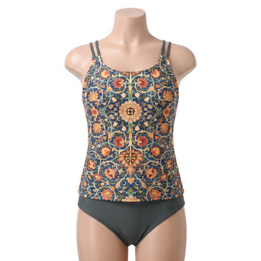 Women's Tankini Swimsuit Supportive Two-Piece Double-Strap - studio