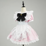 Women's Halloween Costume Dress French Maid With Apron And Puff Sleeves For Plus Size Party Charming Design - Image 6