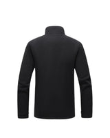 Women's Heated Fleece Jacket USB Zip Front Stand Collar Electric Warm Coat With Internal Heating Panels - Image 5