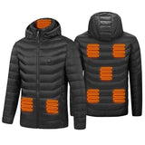 Women's Heated Jacket Electric Puffer Coat With Chest Power Control And Built-In Heating Elements - Image 1