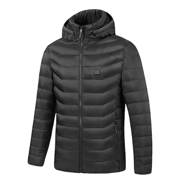 Women's Heated Jacket Electric Puffer Coat With Chest Power Control And Built-In Heating Elements - Image 3
