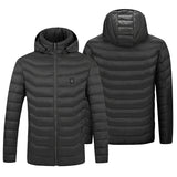 Women's Heated Jacket Electric Puffer Coat With Chest Power Control And Built-In Heating Elements - Image 4