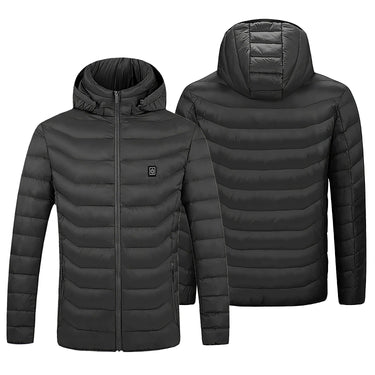 Women's Heated Jacket Electric Puffer Coat With Chest Power Control And Built-In Heating Elements - Image 4