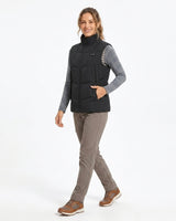 Women's Heated Vest With USB Rechargeable Battery Powered Puffer Stand Collar And Heat-Reflective Lining - Image 2