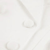 Women's Longline Double-Breasted Tailored Coat
