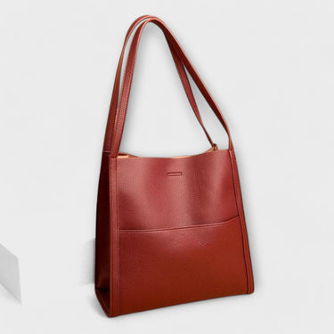 Women's Structured Handbag with Clean Lines and Reinforced Base