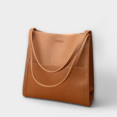 Women's Structured Handbag with Clean Lines and Reinforced Base