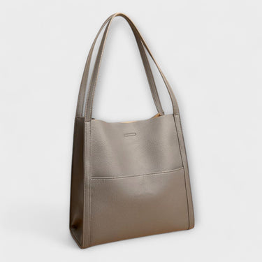 Women's Structured Handbag with Clean Lines and Reinforced Base