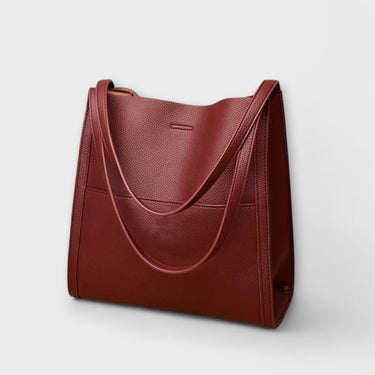 Women's Structured Handbag with Clean Lines and Reinforced Base