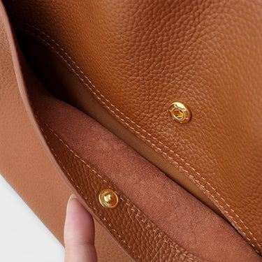 Women's Structured Handbag with Clean Lines and Reinforced Base