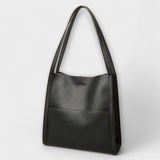 Women's Structured Handbag with Clean Lines and Reinforced Base