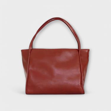 Women's Structured Handbag with Top Handle and Detachable Strap