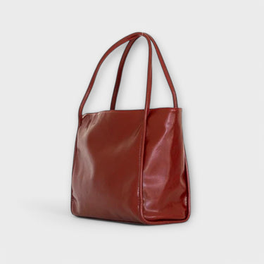 Women's Structured Handbag with Top Handle and Detachable Strap