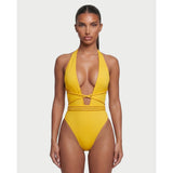 Women's Swimsuit Flattering Monokini Braided-Rope - Image 1